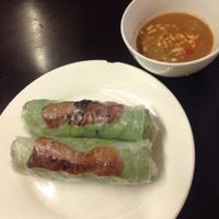 fresh spring rolls at Vegan Heaven in Da Lat