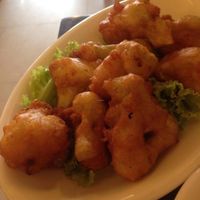 fried cauliflower at Vegan Heaven in Da Lat