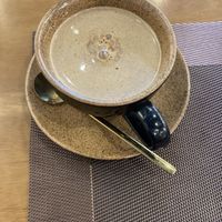 Hot vietnamese coffee!  at Vegan Heaven in Da Lat