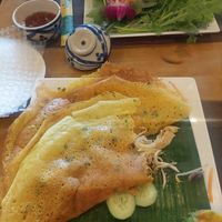 Banh Xeo at Vegan Heaven in Da Lat