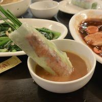 Spring rolls at Vegan Heaven in Da Lat