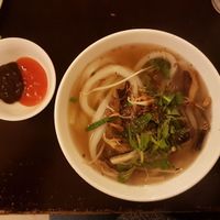 Mushroom pho at Vegan Heaven in Da Lat
