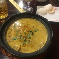 Noodles with curry at Vegan Heaven in Da Lat