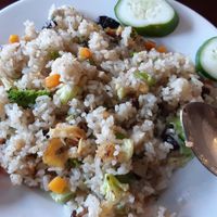 Mixed vegetable combo at Vegan Heaven in Da Lat