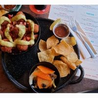 Rice bowl with falafel at Taco Taco in Monteverde
