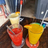 Amazing frozen drinks at Taco Taco in Monteverde