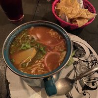 Pozole (bowl)  at Taco Taco in Monteverde