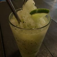 Frozen lemonade  at Taco Taco in Monteverde