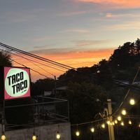 View from the restaurant    at Taco Taco in Monteverde