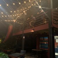 Outdoor seating... at Taco Taco in Monteverde