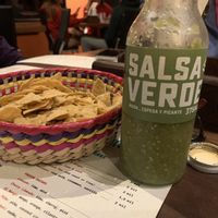 Lots of salsa options! at Taco Taco in Monteverde