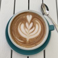 Coffee art💗  at Little Cove Espresso in New Territories