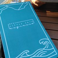 Menu at Little Cove Espresso in New Territories