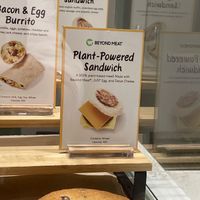 vegan sandwich option   at Philz Coffee in La Jolla