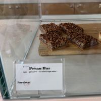 pecan bar   at Parakeet Cafe in San Diego