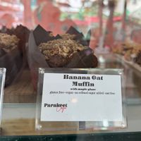 banana oat muffin   at Parakeet Cafe in San Diego