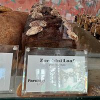 zucchini loaf   at Parakeet Cafe in San Diego