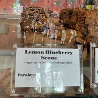 lemon blueberry scone   at Parakeet Cafe in San Diego