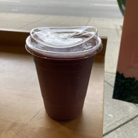mixed berry smoothiee  at freshii in Richmond