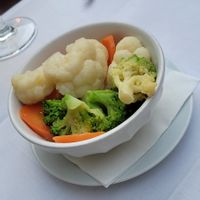 Separate Gemüsebeilage at Puro in Zurich