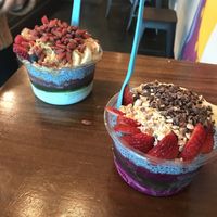 Unlimited toppings at Blue Bowl in Huntington Beach
