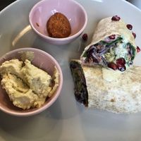Falafel wrap  at Nock Nock in Dublin
