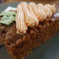 Vg carrot cake at Cafe Etch in Middlesbrough