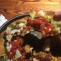 Vegan farmers market, no pesto add marinara  at UNO Pizzeria in Bellingham