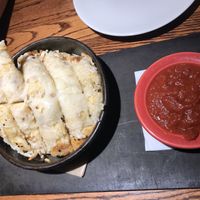 Vegan cheesey garlic bread at UNO Pizzeria in Bellingham
