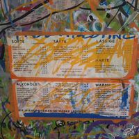 Drink menu at Der Wiener Deewan in Vienna