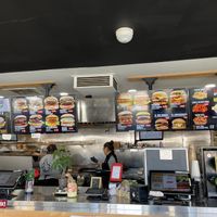 Interior & Menu  at Nice Burger - Costa Mesa in Costa Mesa