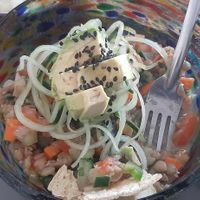 Ceviche de lenteja at Corazón de Hemp in Cabo San Lucas