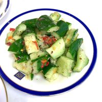 辛味きゅうり  at Banwarou in Yokohama