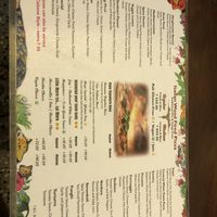 Menu  at Hope Cafe in Pondicherry