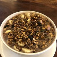 Vegan choc smoothie bowl  at Hope Cafe in Pondicherry