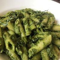 Pesto pasta vegan  at Hope Cafe in Pondicherry