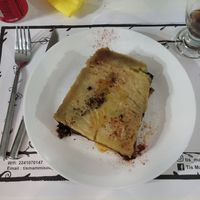 Vegan mousakas at Tis Mammis Sou in Rhodes