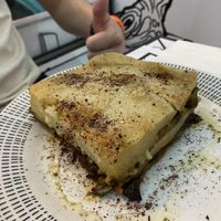 Vegan moussaka   at Tis Mammis Sou in Rhodes