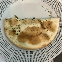 Spinach flatbread  at Tis Mammis Sou in Rhodes