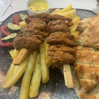 Souvlaki  at Tis Mammis Sou in Rhodes