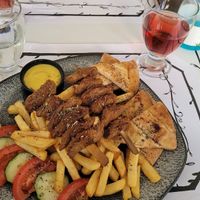 Best souvlaki ever! at Tis Mammis Sou in Rhodes