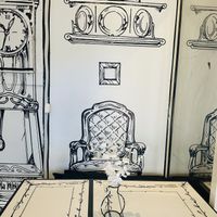 2D decor  at Tis Mammis Sou in Rhodes