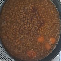 Lentil soup at Tis Mammis Sou in Rhodes