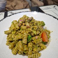 Pesto pasta at Tis Mammis Sou in Rhodes