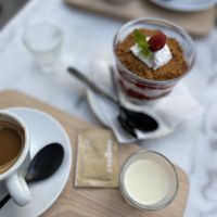 Copa and “cappuccino"  at Atelier Flori in Bruges