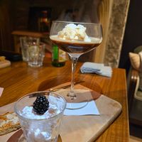 Coffee with ice cream at Atelier Flori in Bruges