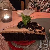 Chocolate pie at Atelier Flori in Bruges