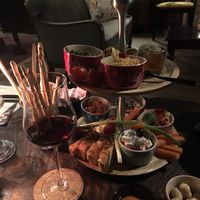 Vegan finger food platter  at Atelier Flori in Bruges