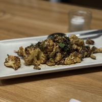 Charred cauliflower   at True Food Kitchen in New Orleans