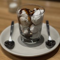 Vegan ice cream   at True Food Kitchen in New Orleans